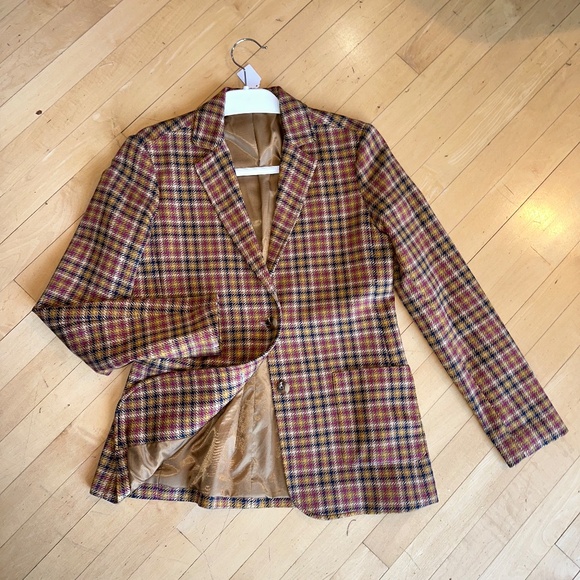 J. McLaughlin Aubrey Plaid blazer, XS, L1501 - Picture 4 of 6
